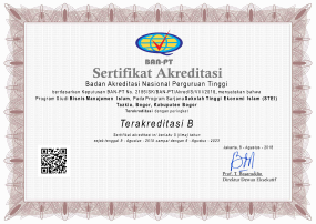 sertifikat akreditasi tazkia